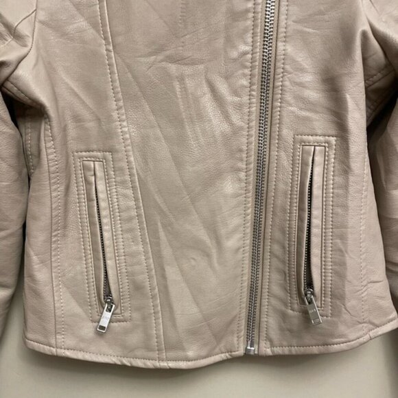 Abercrombie & Fitch Black Leather Jacket with Classic Fit - Picture 5 of 12